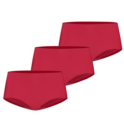 Ten Cate Secrets Midi Slip 3-pack Rood-L