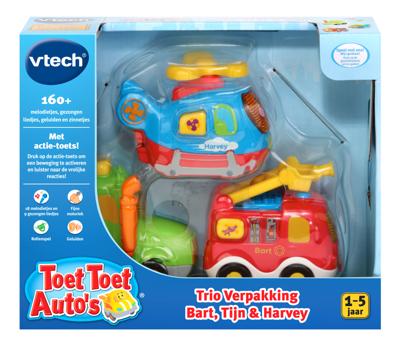 VTECH Toet Toet Auto Trio Pack 1 Bart - Tijn - Harvey