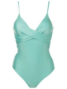 Lygia & Nanny maillot de bain Bianca à fronces - Bleu