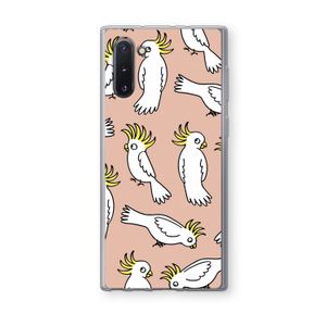 Papegaai: Samsung Galaxy Note 10 Transparant Hoesje