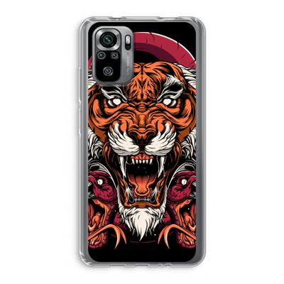 Tiger and Rattlesnakes: Xiaomi Redmi Note 10S Transparant Hoesje