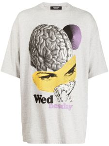 Undercover t-shirt en coton à imprimé graphique - Gris