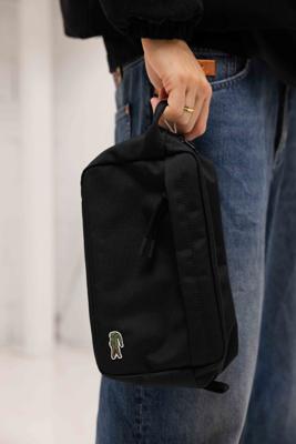 Lacoste Toilet Tas Heren Zwart - Maat One Size - Kleur: Zwart | Soccerfanshop