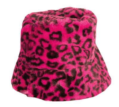 Hoed Luxe Léopard Roze Nepbont