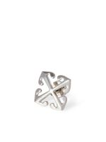 Off-White Arrow stud single earring - Argent - thumbnail