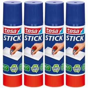 4x Tesa lijmstift 10 gram hobby/knutselbenodigdheden