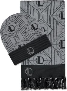 League Of Legends - Black&Grey Giftset (Beanie & Scarf)