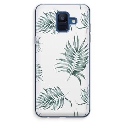 Simple leaves: Samsung Galaxy A6 (2018) Transparant Hoesje