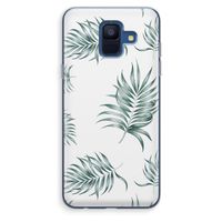 Simple leaves: Samsung Galaxy A6 (2018) Transparant Hoesje