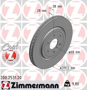 Remschijf Coat Z 200253120