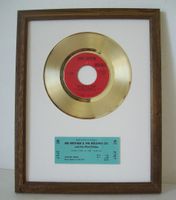 Gouden Plaat  Single Janis Joplin Mercedes Benz