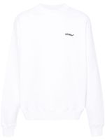 Off-White sweat Cam Arrows en coton biologique - Blanc