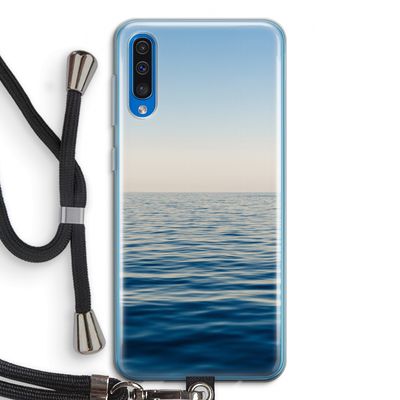 Water horizon: Samsung Galaxy A50 Transparant Hoesje met koord
