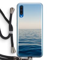 Water horizon: Samsung Galaxy A50 Transparant Hoesje met koord