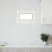 Kelderraam RISOR 60x40 cm 2 glas kiepbaar wit
