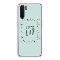 It's Lit: Oppo A91 Transparant Hoesje