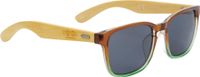 Cool Eyewear zonnebril Woody dames hout bruin/groen - thumbnail