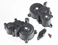 Gearbox halves (front & rear)/ shift detent ball/ spring/ 4mm gs/ shift shaft seal, glued/ 2.5x8mm cs (2)