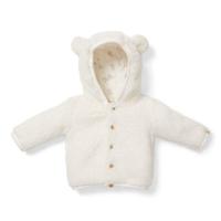 OUTLET Little Dutch teddy jasje Bunny Offwhite-98