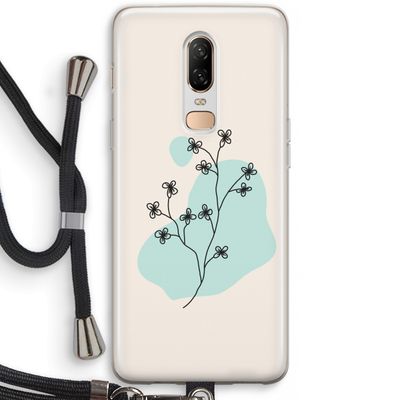Love your petals: OnePlus 6 Transparant Hoesje met koord