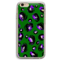 Green Cheetah: iPhone 6 Plus / 6S Plus Transparant Hoesje