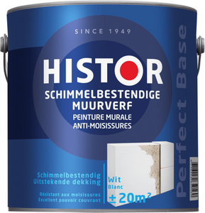 histor perfect base schimmelbestendige muurverf wit 1 ltr