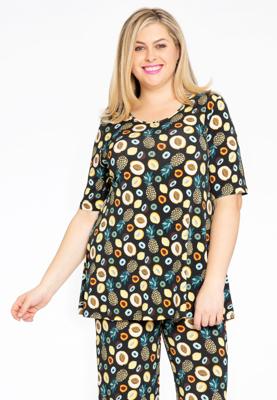 Yoek Tuniek flare FRUITY | Zwart | Maat 58/60