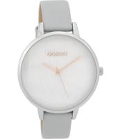 OOZOO Timepieces Horloge Grijs/Parel | C9585