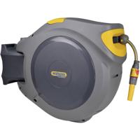Hozelock FLOWMAX Auto Reel 30 m 2597 0000 Tuinslanghouder voor aan de muur Grijs, Geel 30 m 1 stuk(s) - thumbnail
