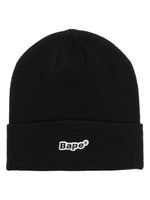 A BATHING APE® bonnet à patch Bape - Noir