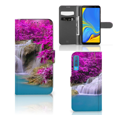Samsung Galaxy A7 (2018) | Flip Cover | Waterval | Portemonnee hoesje