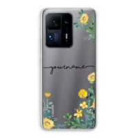 Gele bloemen: Xiaomi Mi Mix 4 Transparant Hoesje Gele bloemen: Xiaomi Mi Mix 4 Transparant Hoesje