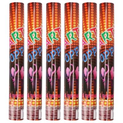 Confetti kanon/shooter - 10x - multi kleuren - papier snippers - 40 cm