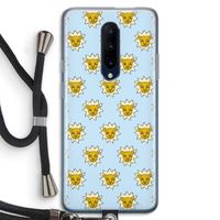 Leeuwenkoppen: OnePlus 7 Pro Transparant Hoesje met koord
