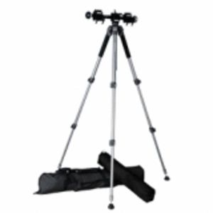 Walimex WAL-6702 + Auslegearm Tripod 1/4 inch, 3/8 inch Werkhoogte: 60 - 156 cm Zilver Incl. tas