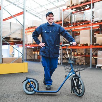 Esla scooter 4102 blue