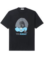 Undercover t-shirt en coton à imprimé graphique - Noir
