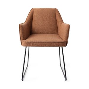 Jesper Home Tome eetkamerstoel slide black Cinnamon Bun