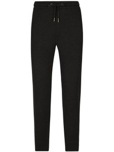 Dolce & Gabbana pantalon de jogging en maille - Gris