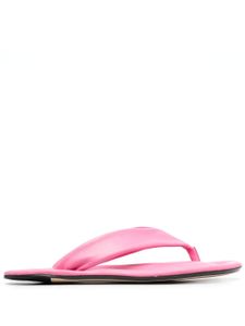 BY FAR tongs Dasha en cuir - Rose