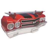 1970 Chevrolet Chevelle SS Neus Als Muurplank Rood / Zwart