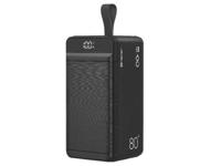 Tracer Vouge-8 80000mAh QC+PD22.5W, Zwart