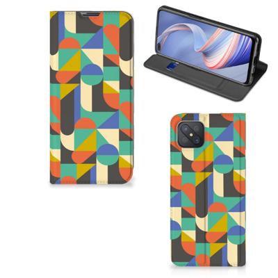 OPPO Reno4 Z 5G | Hoesje met Magneet | Funky Retro