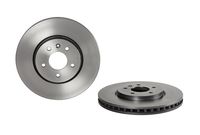 Remschijf COATED DISC LINE BREMBO, Remschijftype: Binnen geventileerd, u.a. für Opel, Vauxhall