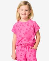 HEMA Kinder T-shirt Badstof Fruit Roze (roze)