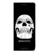 Mobiel BookCase Sony Xperia 5 V Skull Eyes - thumbnail