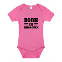 Born in Eindhoven cadeau baby rompertje roze meisjes - thumbnail