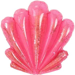 Opblaasbare roze schelp feestdecoratie 73 cm   -