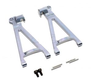 GPM aluminium Rear Lower Arms - 1/16 E-Revo - Silver