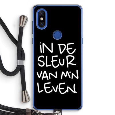 De Sleur: Xiaomi Mi Mix 3 Transparant Hoesje met koord